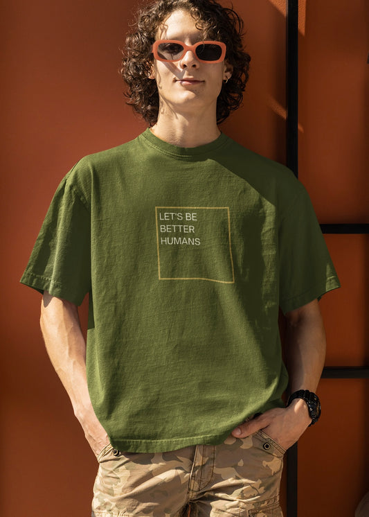 Men's Crew Neck Tee - Lets be Better Humans