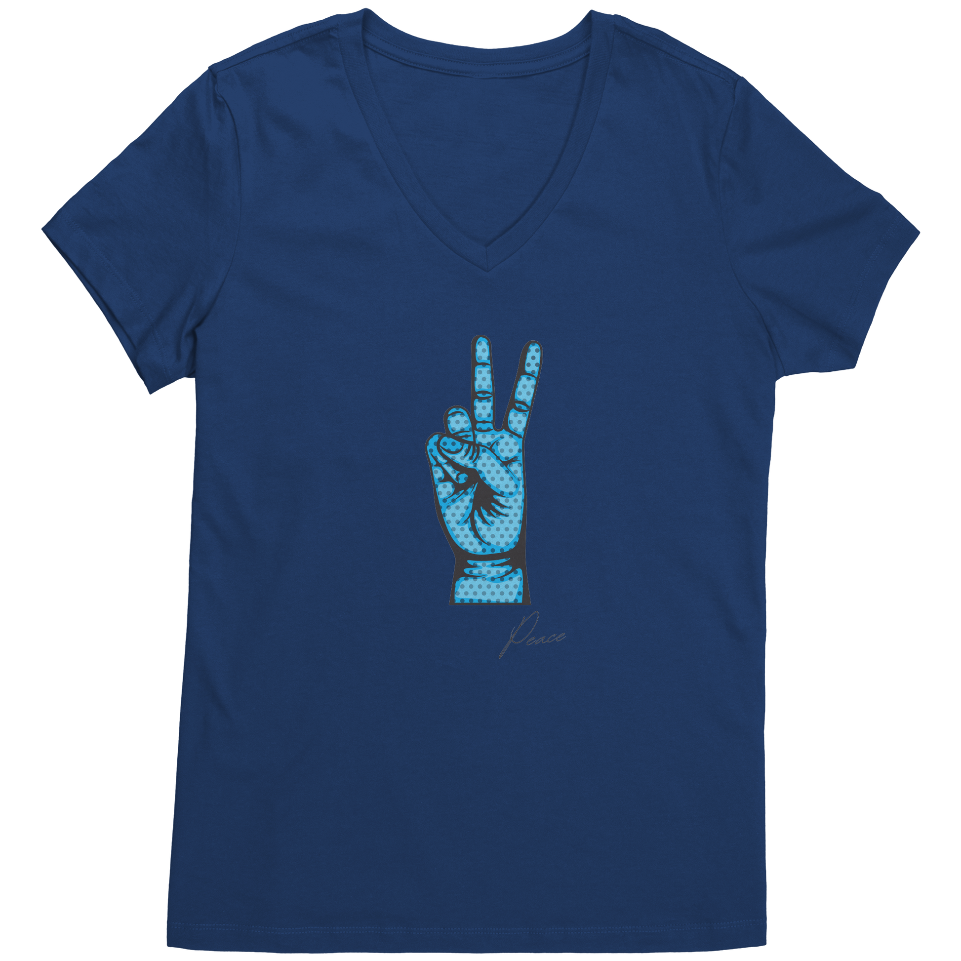 Womens_V-Neck_-_Peace_Deep_Royal_Mockup.png