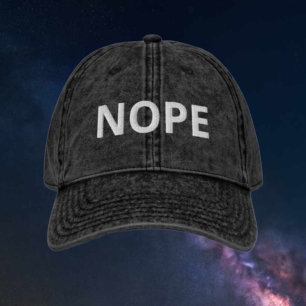 Vintage Cotton Cap - NOPE