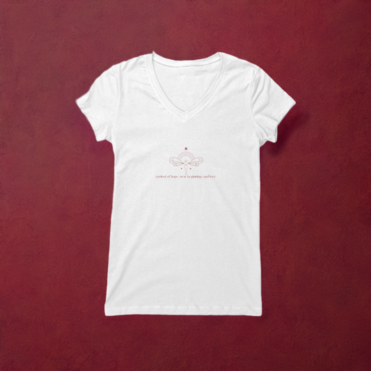 Women's V-Neck - Dragonfly