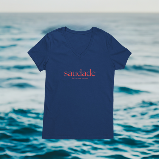 Womens V-Neck - Saudade