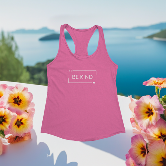 Womens Racerback Tank - Be Kind