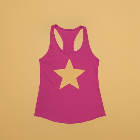 Women's Racerback Tank - Star