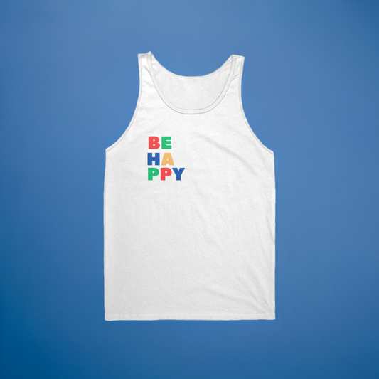 Mens Tank - Be Happy