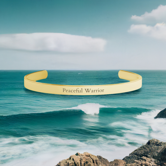 Cuff Bracelet - Peaceful Warrior