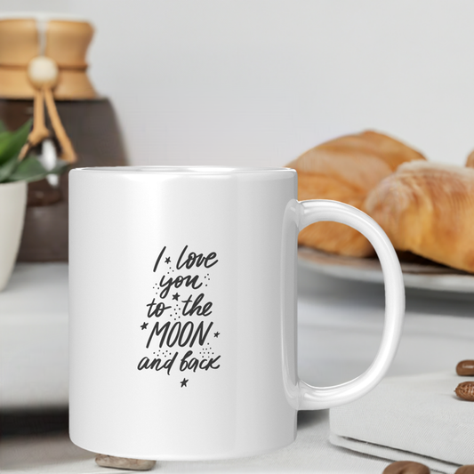 Ceramic Mug - I Love You to the Moon