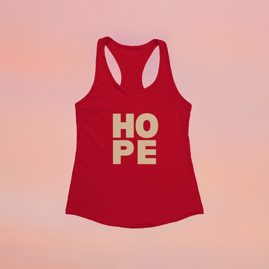 Womens Raceback Tank - Hope