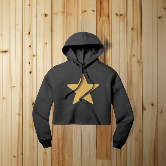 Women's Crop Hoodie - Star