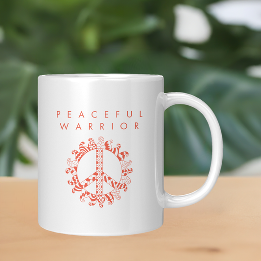 Ceramic Mug - Peaceful Warrior