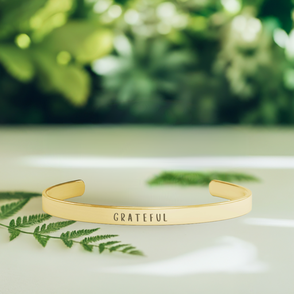 Cuff Bracelet - Grateful