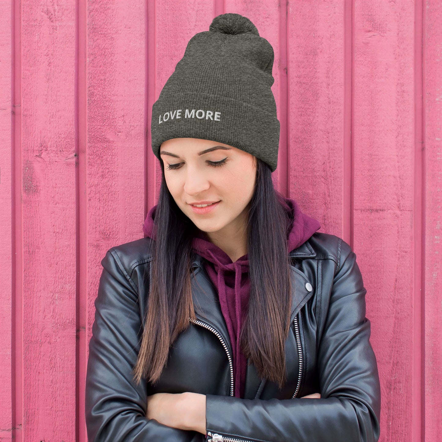 Pom-Pom Beanie - Love More