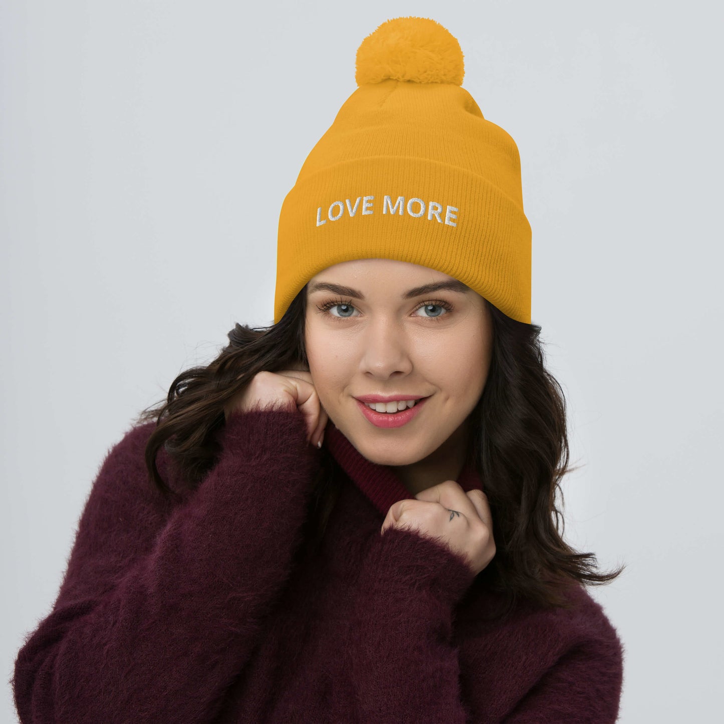 Pom-Pom Beanie - Love More