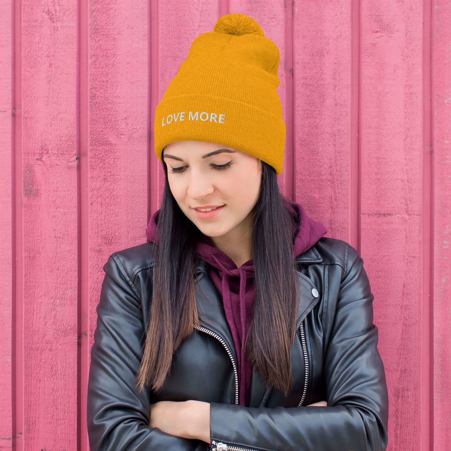 Pom-Pom Beanie - Love More