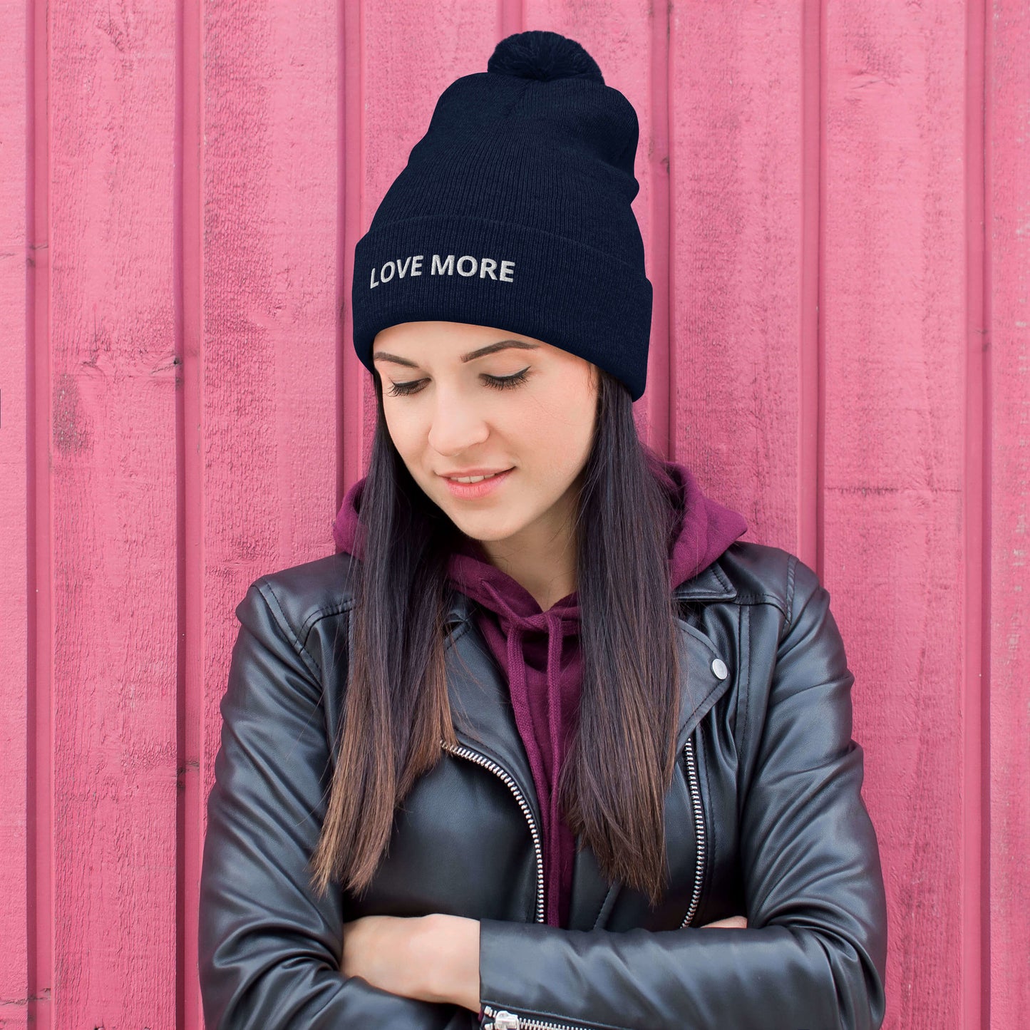 Pom-Pom Beanie - Love More