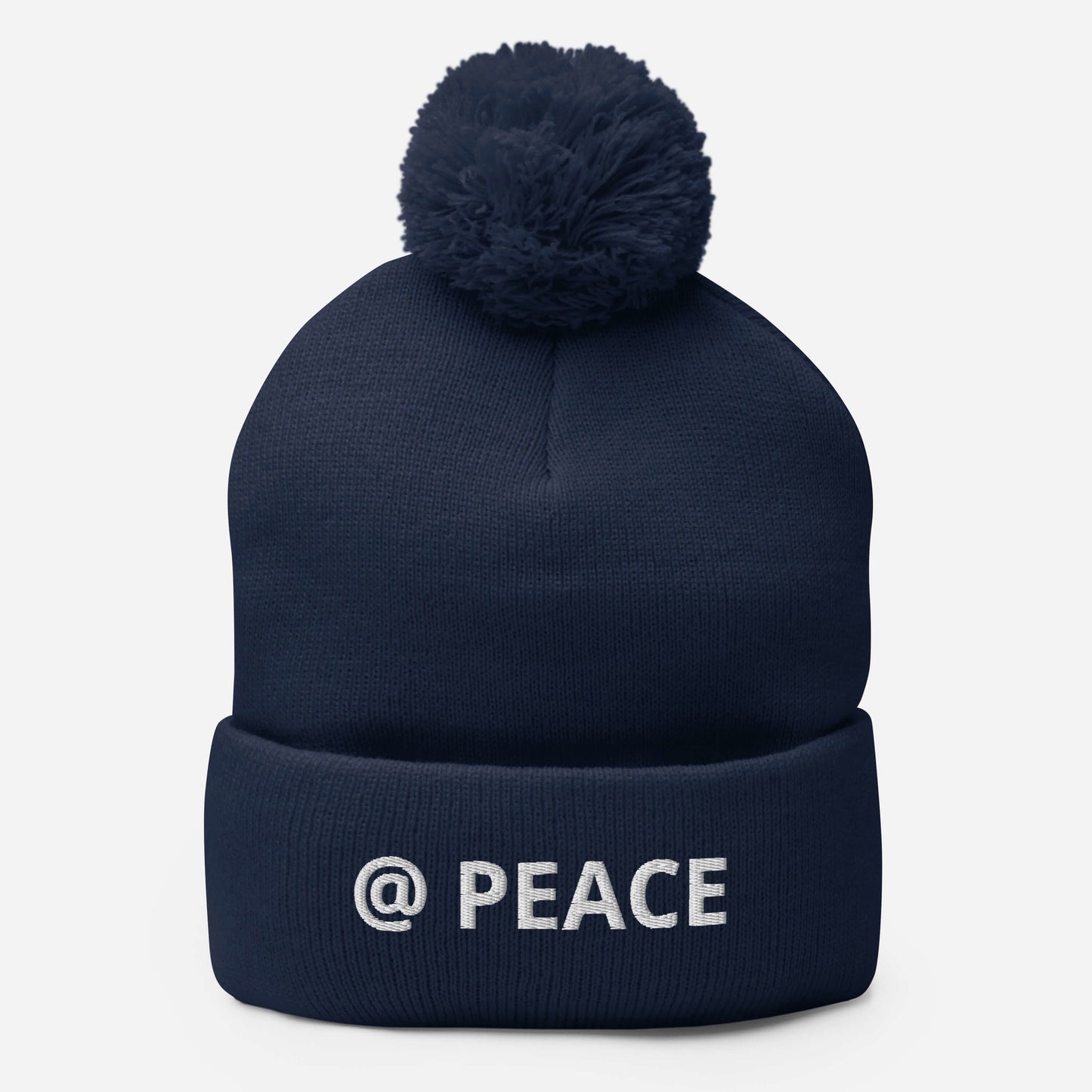 Pom-Pom Beanie - @ PEACE