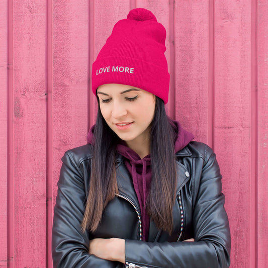 Pom-Pom Beanie - Love More