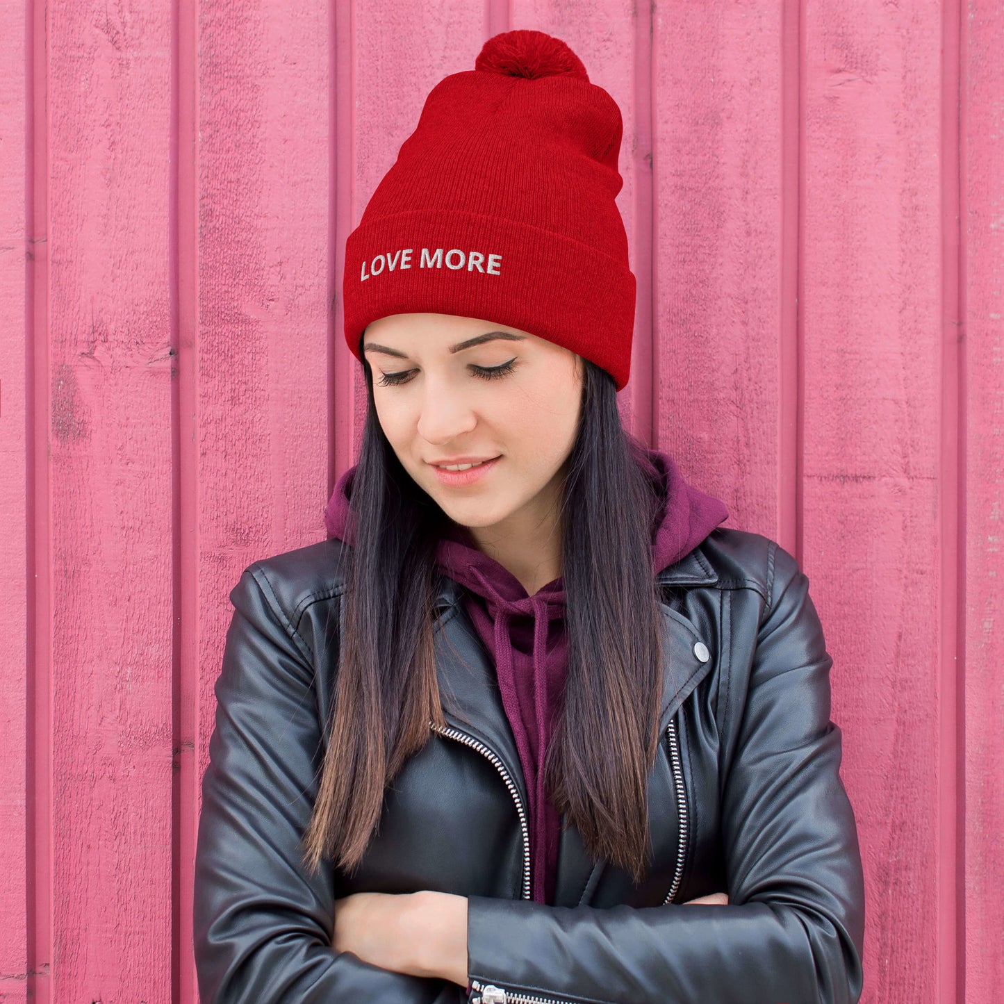 Pom-Pom Beanie - Love More