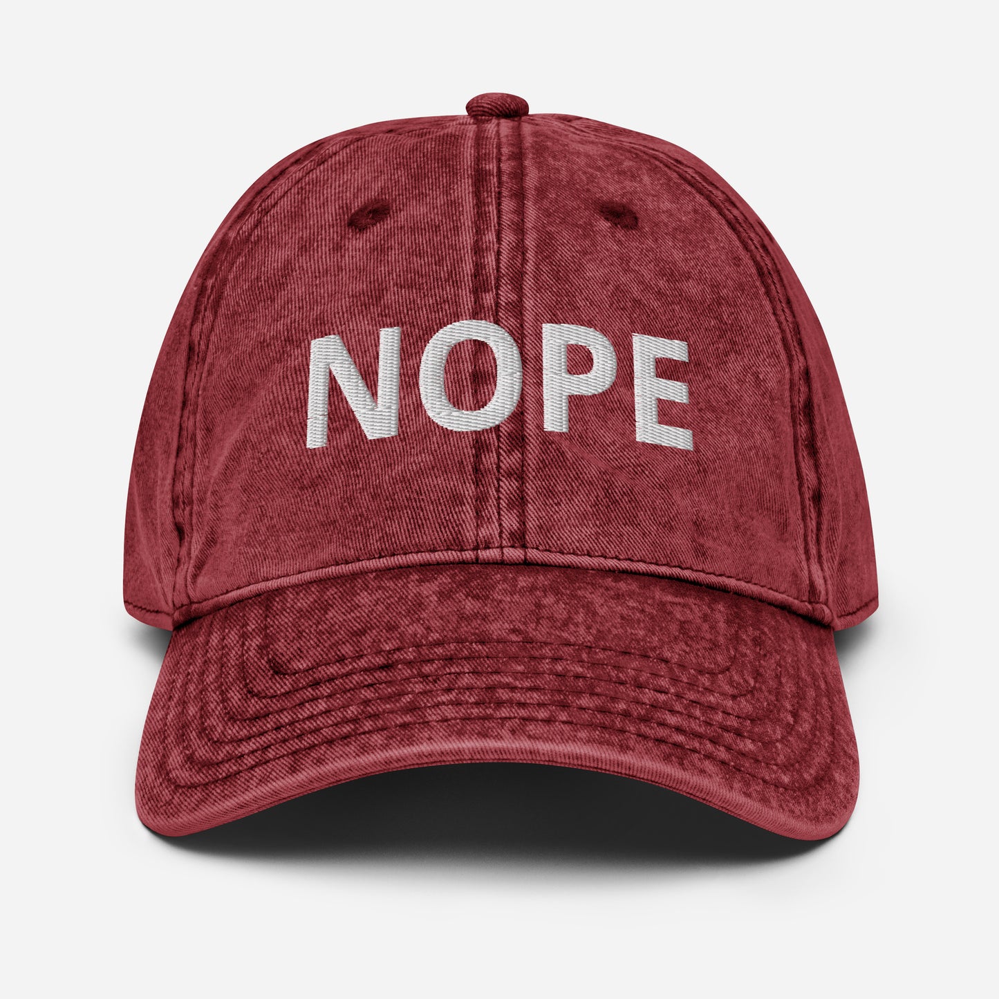 Vintage Cotton Cap - NOPE