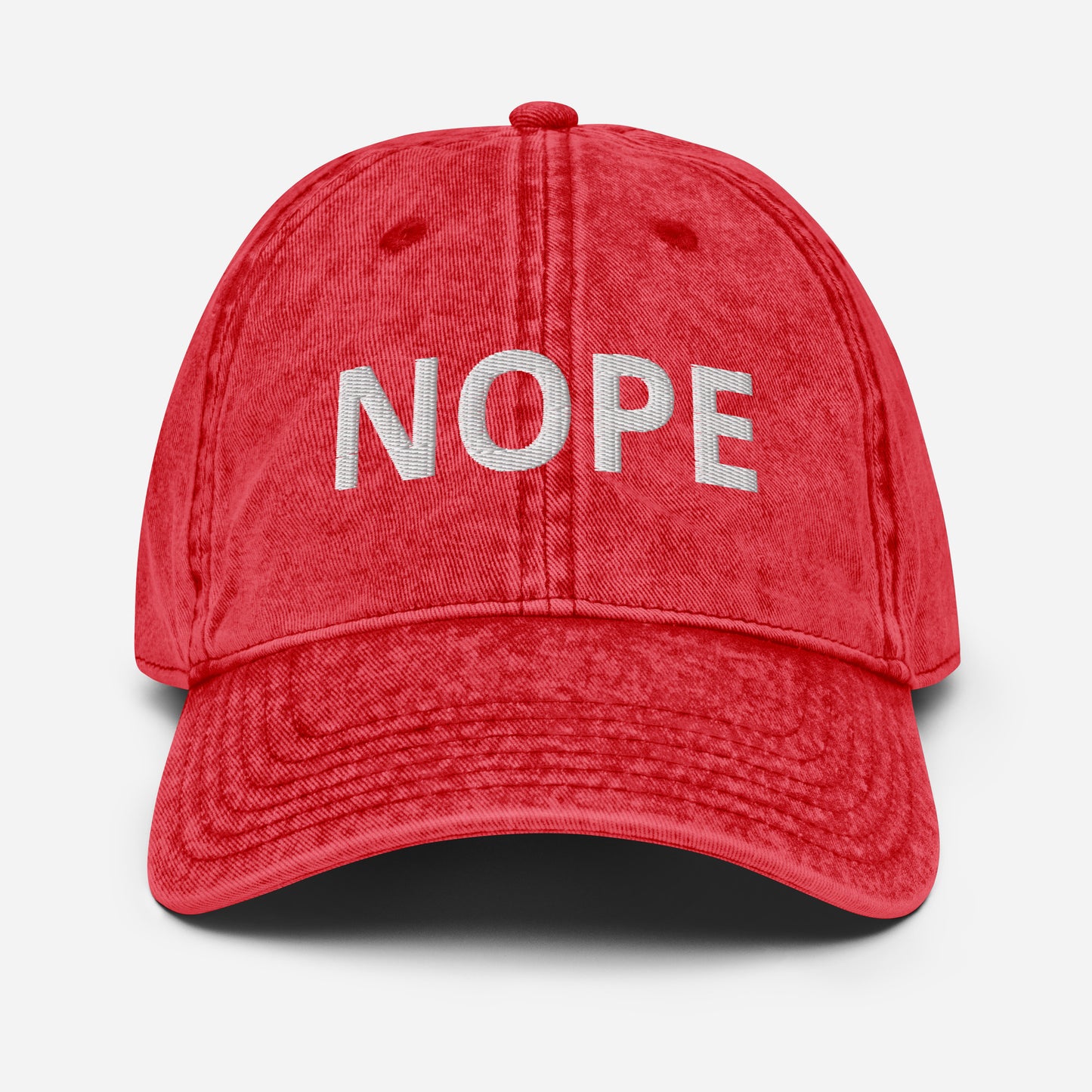 Vintage Cotton Cap - NOPE